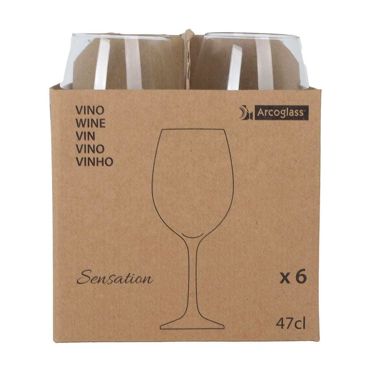 Arcoglass Wijnglas Arcoglass Sensation 470 Ml (24 Stuks)
