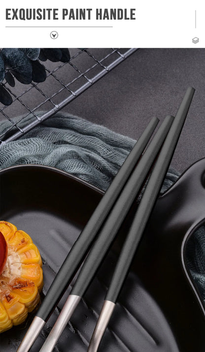 24-delig Roestvrijstalen Bestekset voor 6 Personen