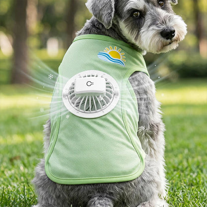 Honden koelvest met ventilator 3 snelheden