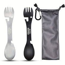 RVS Spork 5-in-1 voor Kamperen en Outdoor