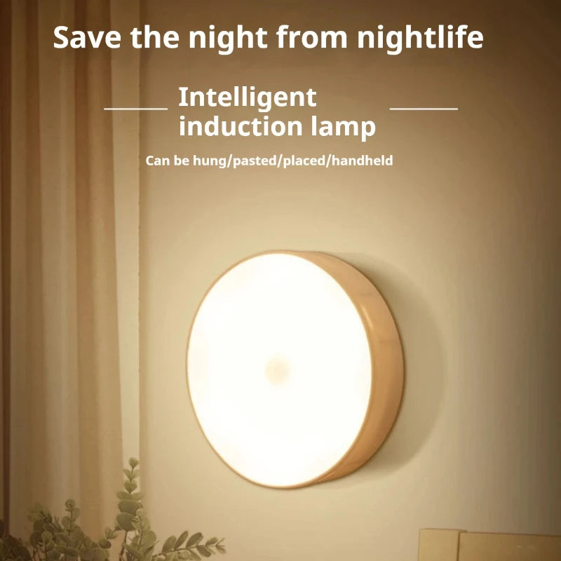 Nachtlamp led bewegingssensor magnetisch usb oplaadbaar