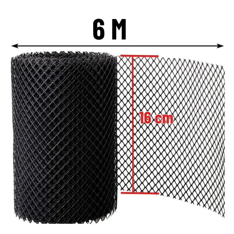 Gootgaas bladstopper 6m 20m HDPE