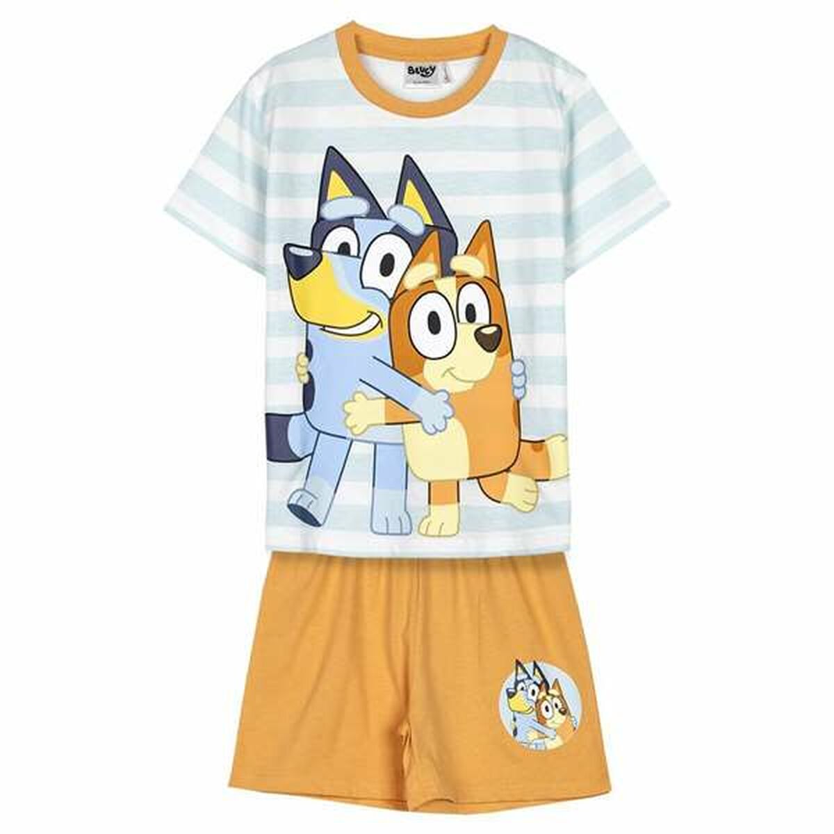Bluey Pyjama Kinderen Bluey Licht Blauw (24 Maanden)