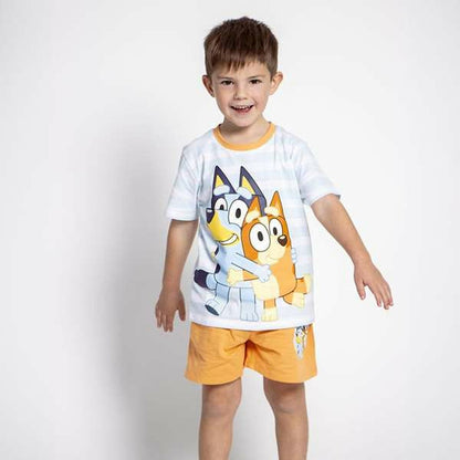Bluey Pyjama Kinderen Bluey Licht Blauw (24 Maanden)