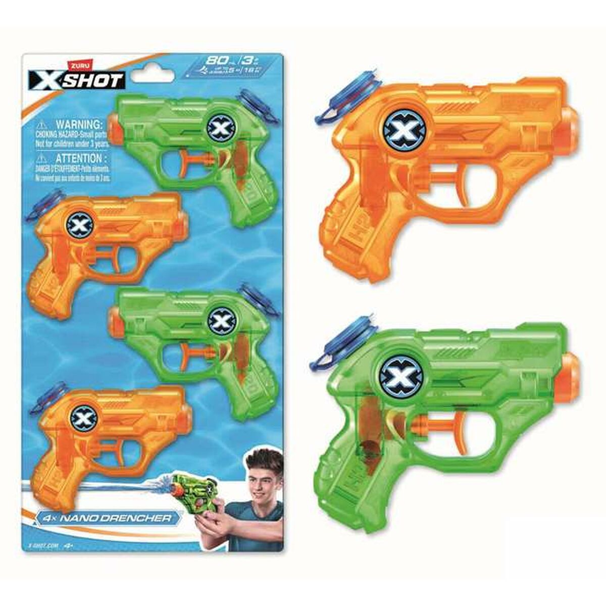 Zuru Waterpistool Zuru X-Shot Nano Drencher