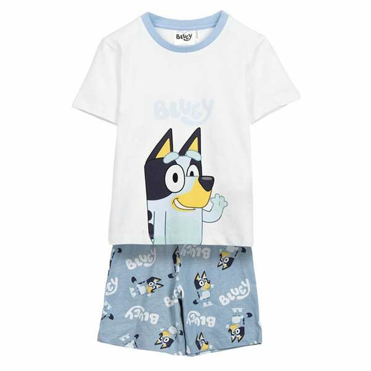 Bluey Pyjama Kinderen Bluey Wit (6 Jaar)