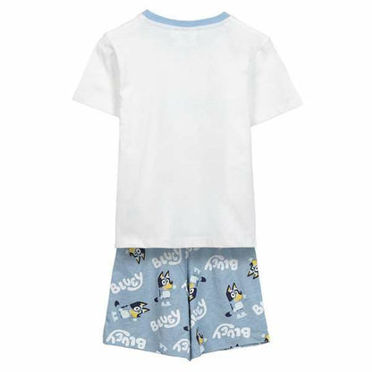 Bluey Pyjama Kinderen Bluey Wit (6 Jaar)