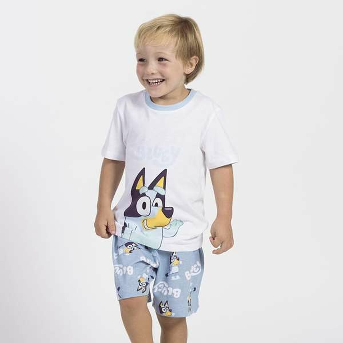 Bluey Pyjama Kinderen Bluey Wit (6 Jaar)