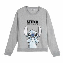 Stitch Uniseks Sweater Zonder Capuchon Stitch Grijs