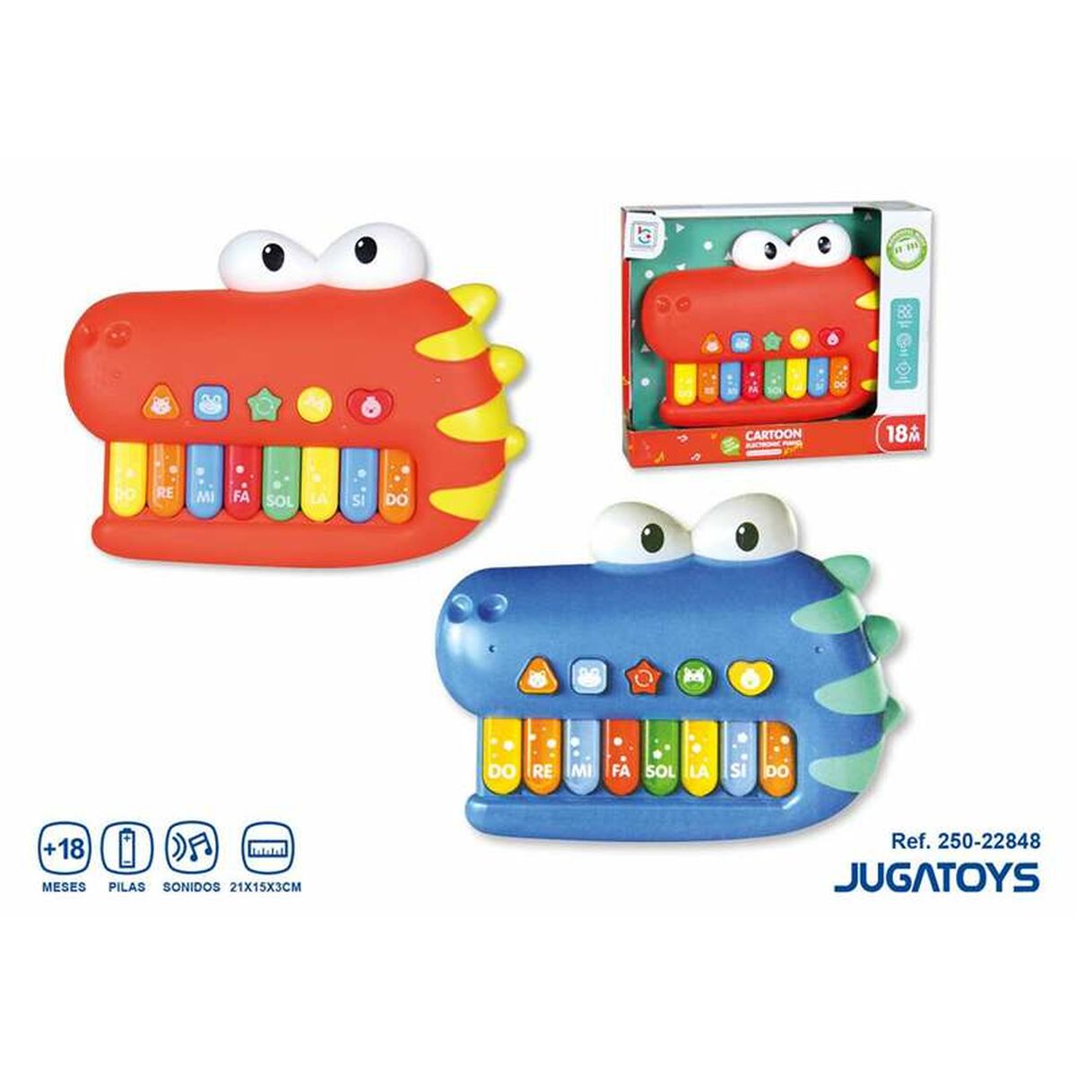 Bigbuy Fun Speelgoedpiano 21 X 15 X 3 Cm