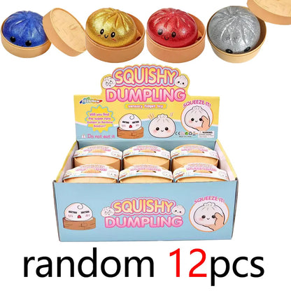 Knijpspeeltje squishy dumpling stressvermindering