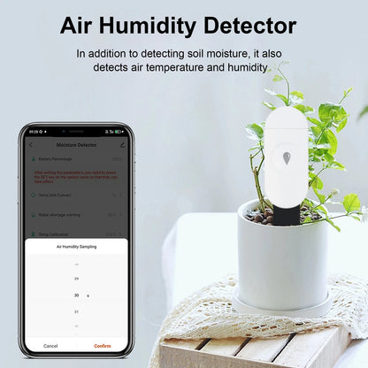 Tuya Zigbee bodemvochtsensor temperatuur luchtvochtigheid