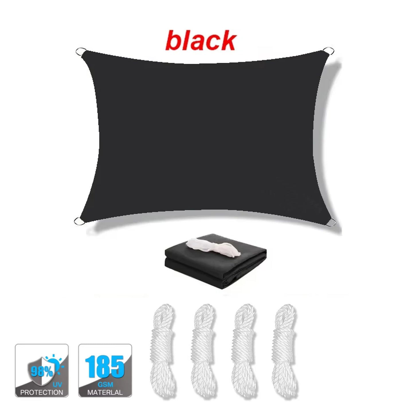 Zonnescherm waterdicht 95% UV-bescherming poly cotton
