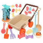Beach playset with trolley for children 3-6 years