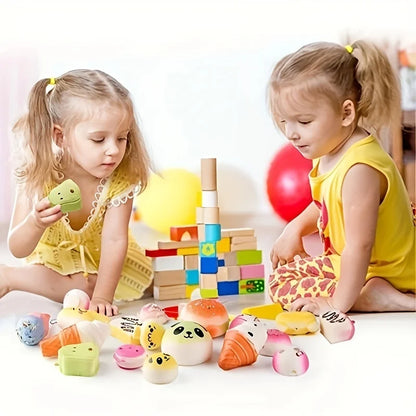 Squishies set 10 stuks broodvormen kawaii