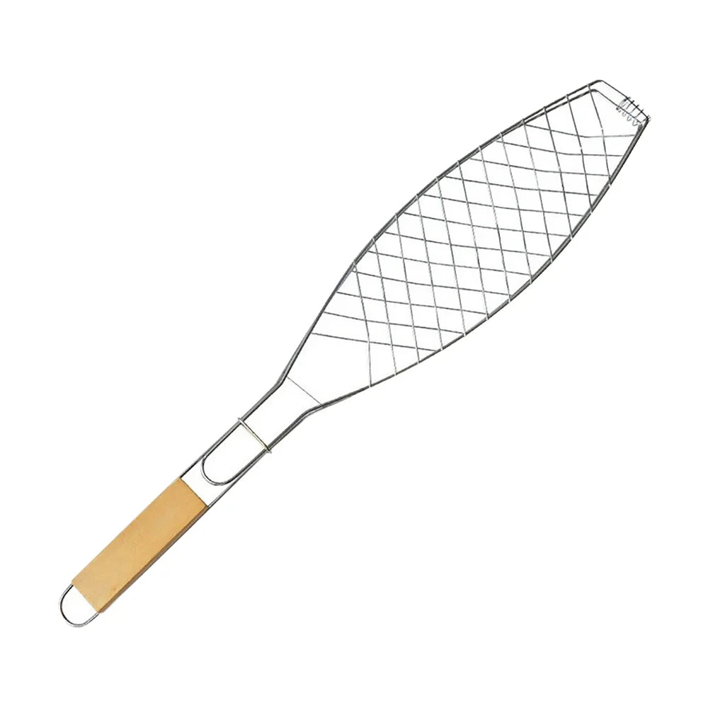 Grillmand metaal non-stick voor vis groenten