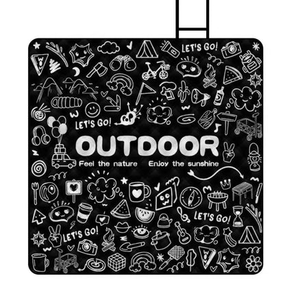 Vochtbestendige Picknickmat 200x200 cm - Geschikt voor Buiten en Machinewasbaar