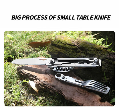 Draagbare Tafelset RVS met Zaag