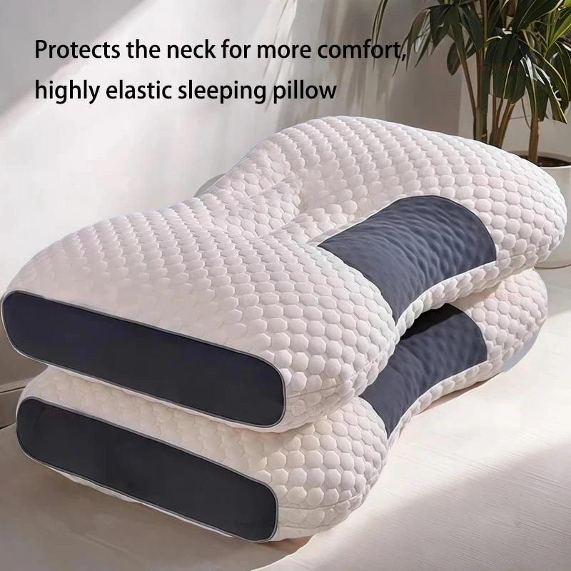 Nekkussen rond memory foam katoen 48x74 cm