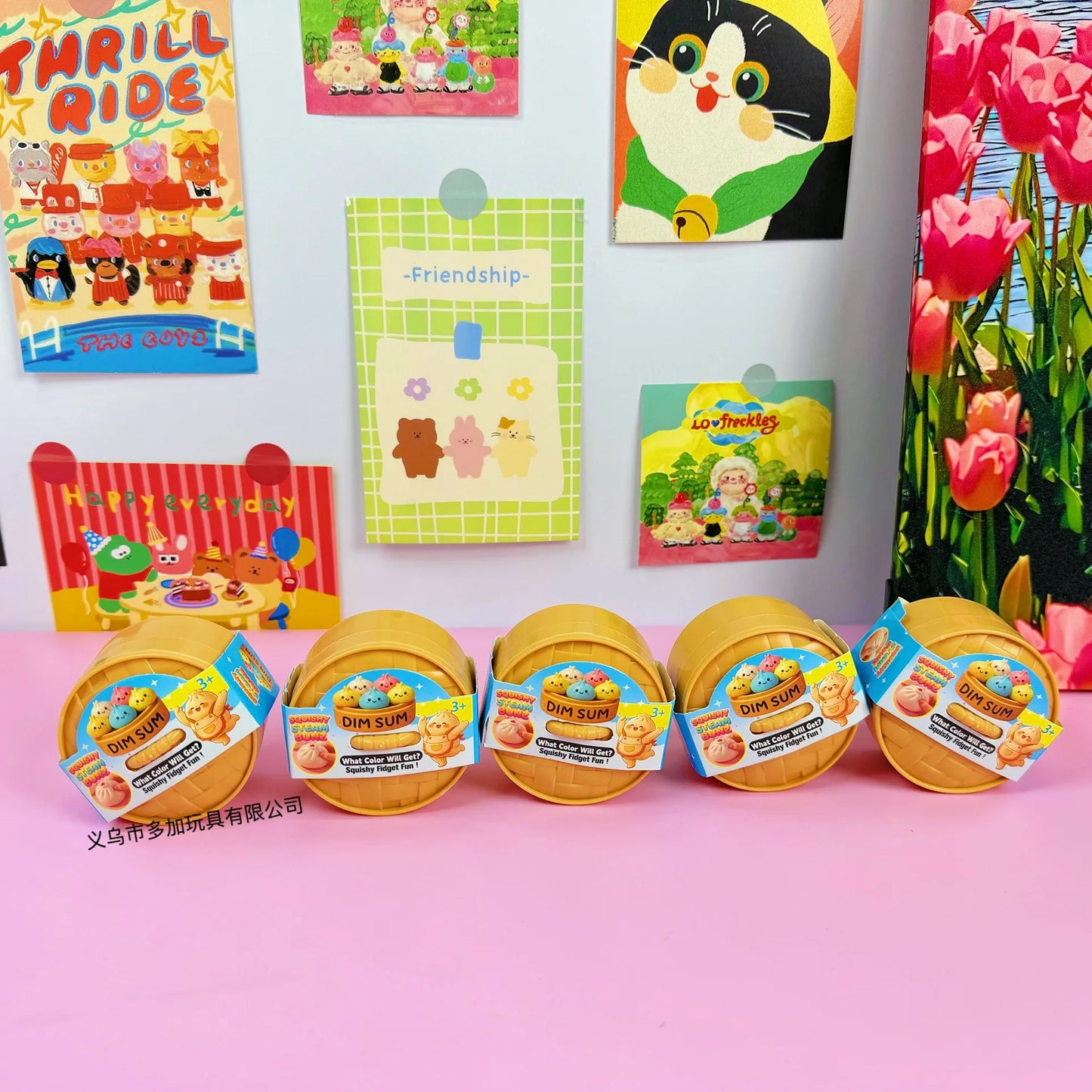 Squishy Glitter Dumpling met bewaardoos