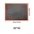 Huismerk Silicone Bak- en Grillmat 30x40 cm - Herbruikbaar voor Oven en Magnetron