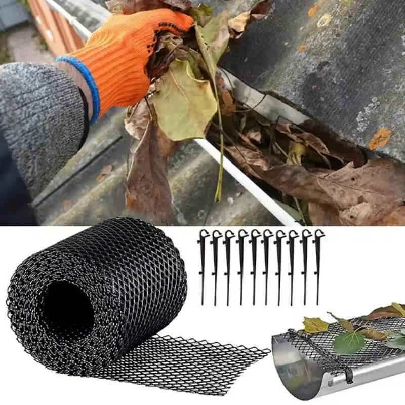 Gootgaas bladstopper 6m 20m HDPE