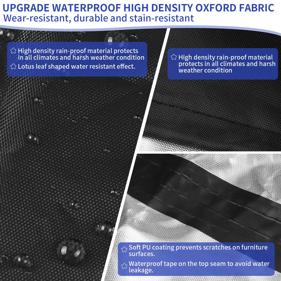 Sun Lounger Protective Cover Waterproof and UV-Resistant