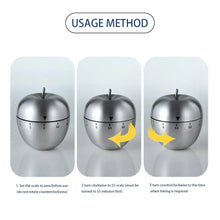 Roestvrijstalen kookwekker, draaibaar tot 60 minuten