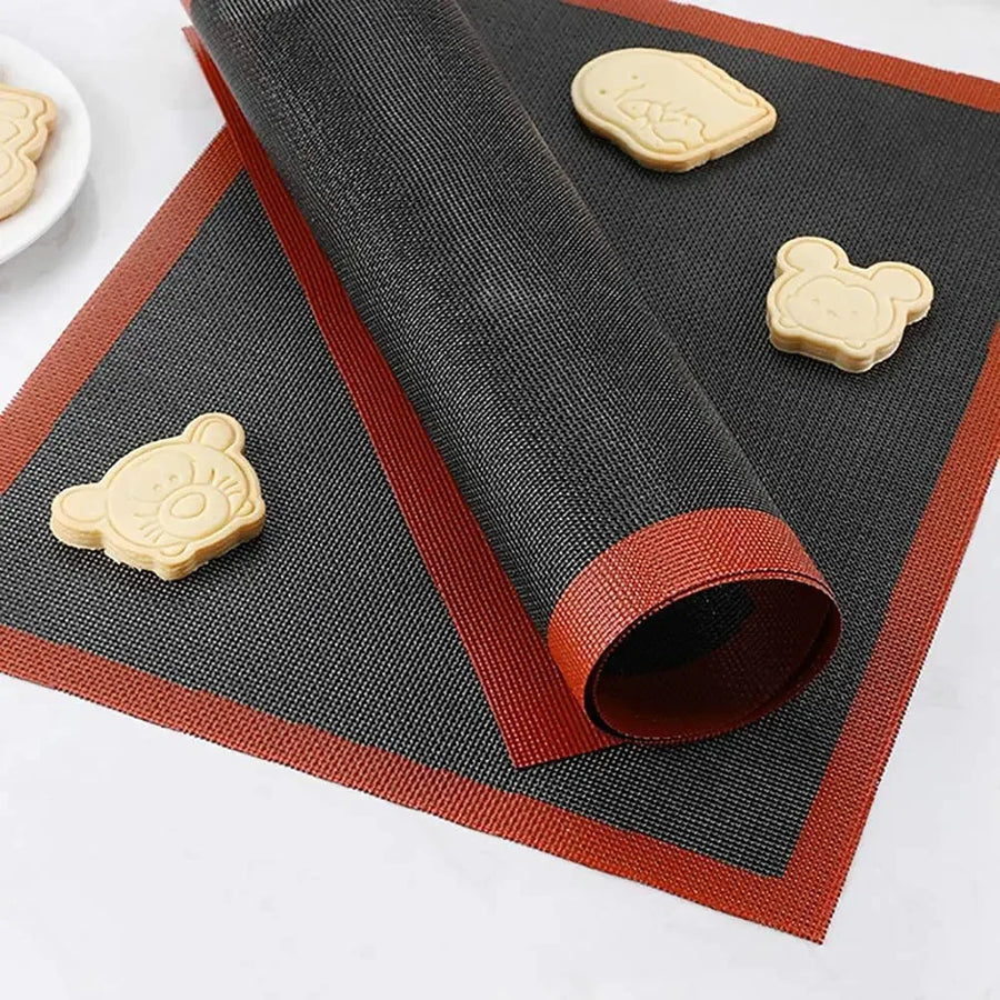 Private Label Silicone Baking and Grilling Mat 30x40 cm - Reusable for Oven and Microwave