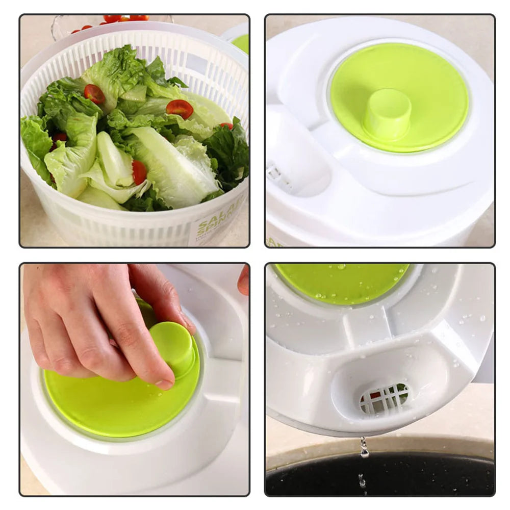 Saladespinner met deksel