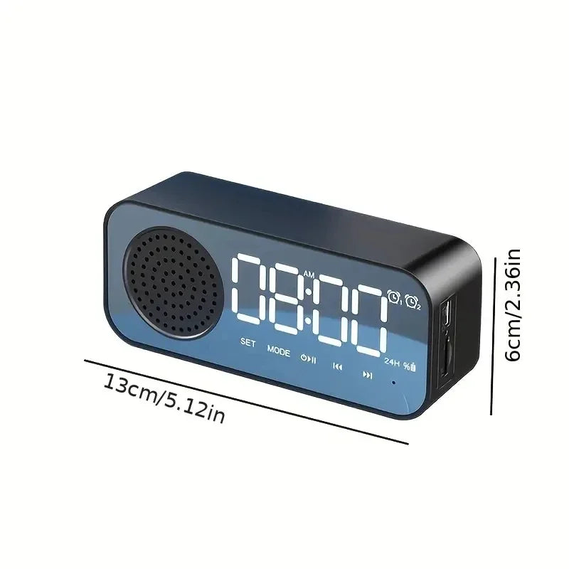 Digitale wekkerradio Bluetooth speaker LED