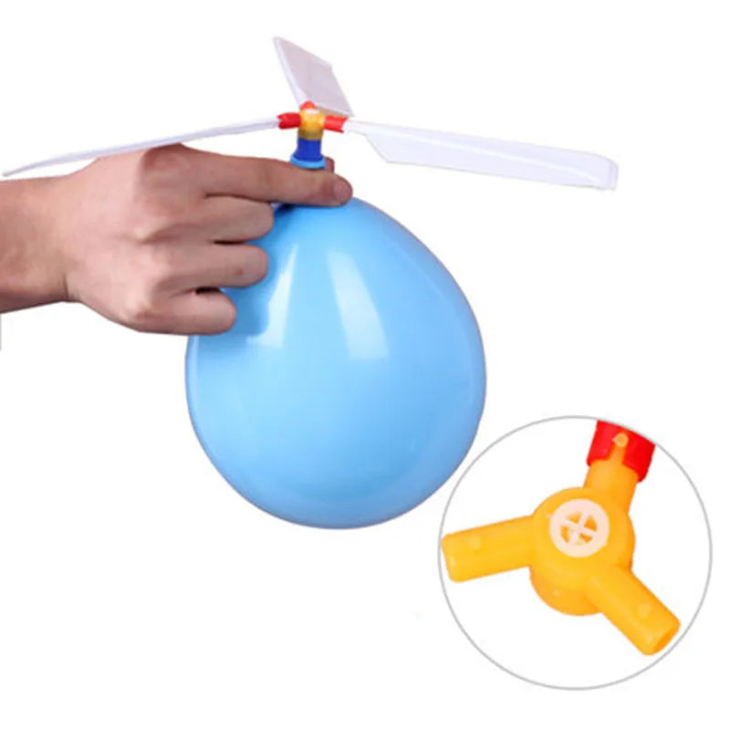 Set of 6 Balloon Helicopter Outdoor Toys