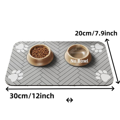 Absorberende Placemat voor Honden en Katten – Waterdicht en Sneldrogend