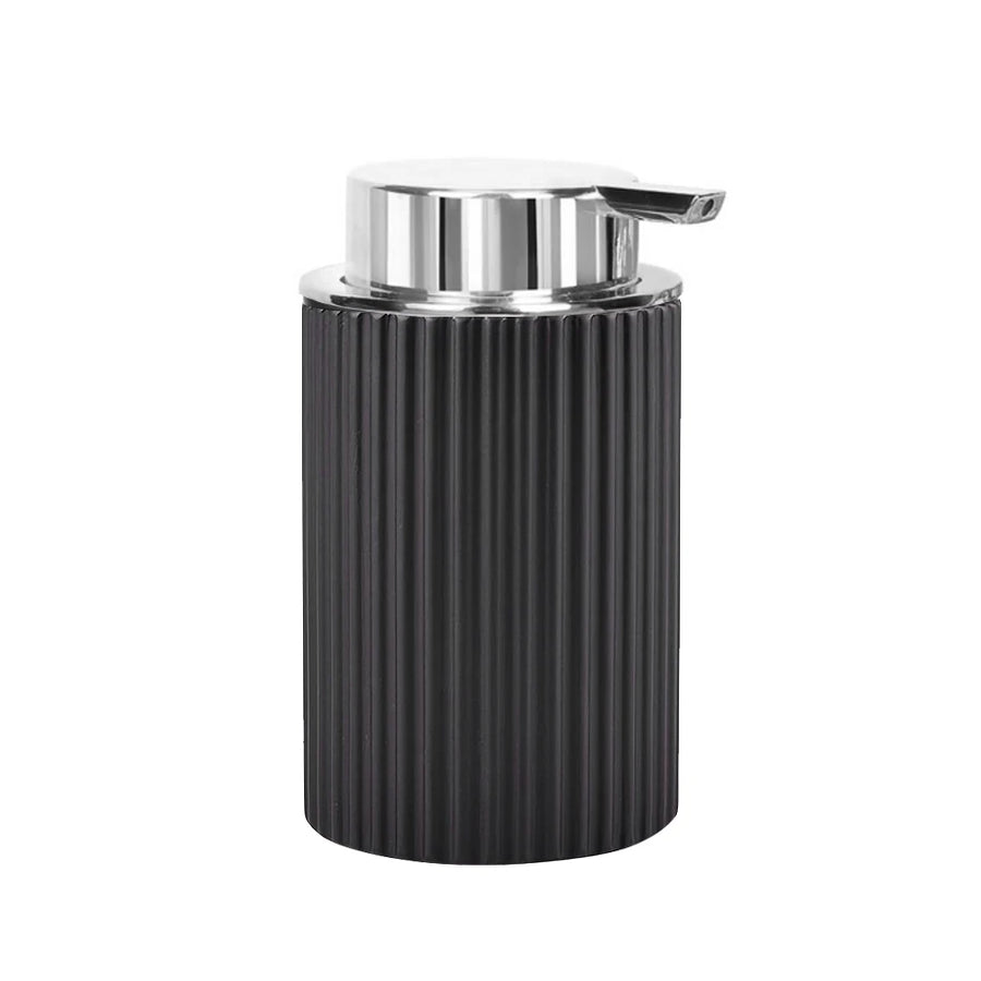 Schuimzeepdispenser kunststof wit zwart