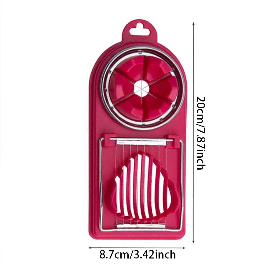 Ei snijapparaat met roestvrijstalen draad en PP basis