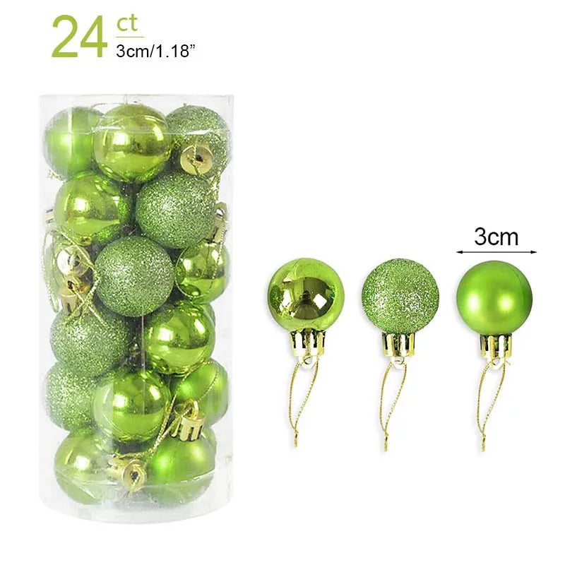 Kerstballen set decoratie