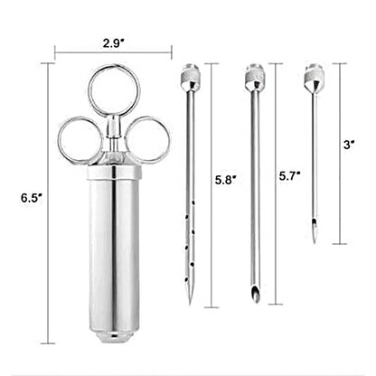 RVS Marinade Injector 60 ml | Voor Vlees en Gevogelte
