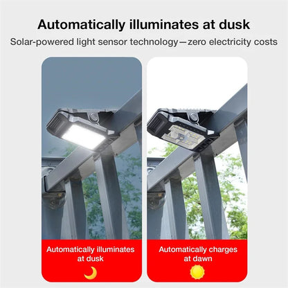 Clip-on Solar Wandlamp met Bewegingssensor