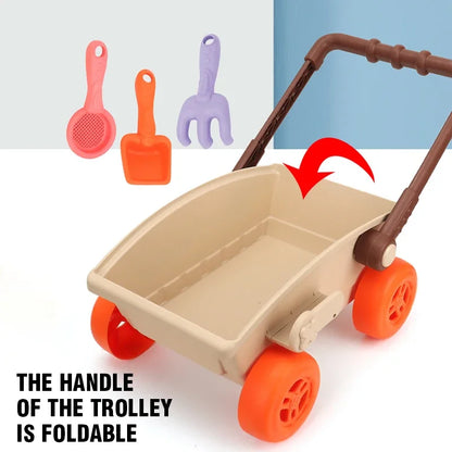 Strand speelset met trolley