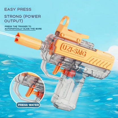 Niet-Elektrisch Waterpistool – UZI Stijl – Vol Automatisch en Hoge Druk