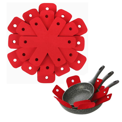 Rode panbeschermers set, 5-delig