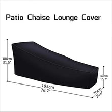 Loungestoelhoes zwart 210D