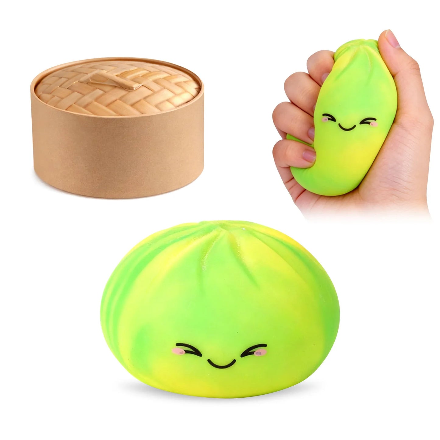 Squishy knijpspeeltje dumpling