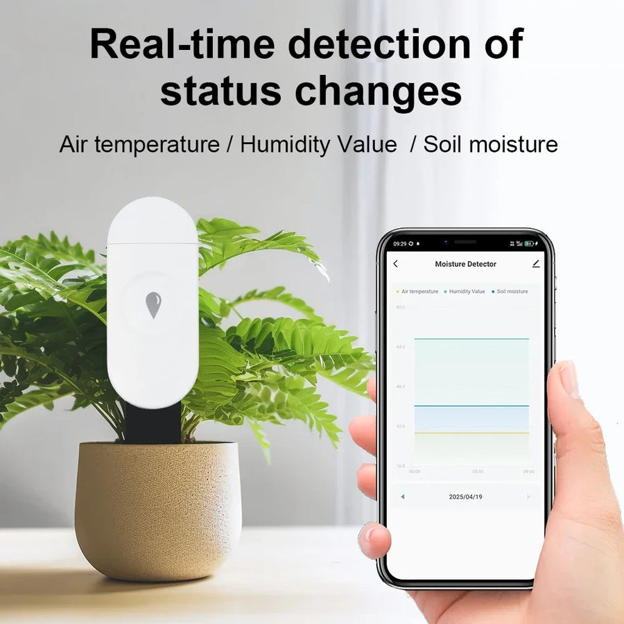 Tuya Zigbee Soil Moisture, Temperature, and Humidity Sensor