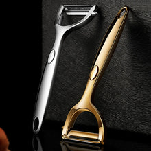 Roestvrijstalen dunschiller met antislip handvat