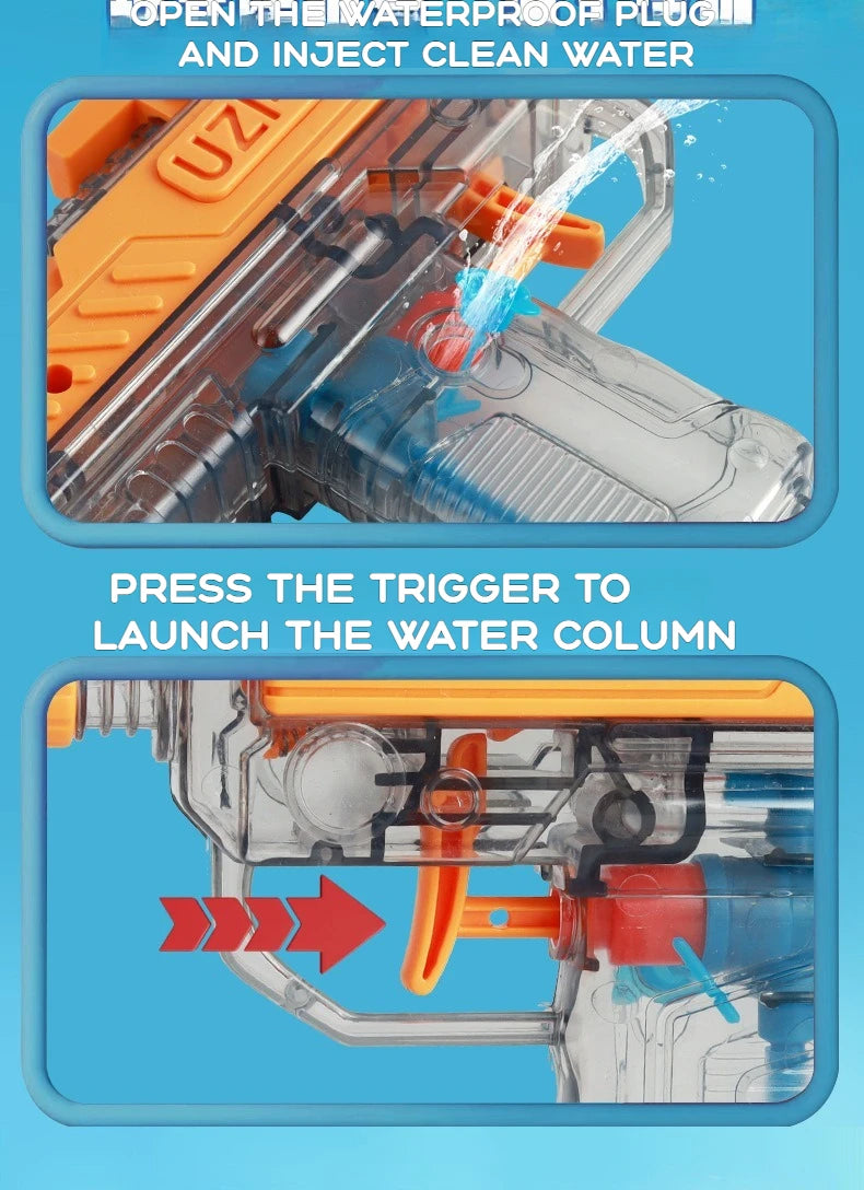 Waterpistool UZI stijl niet elektrisch