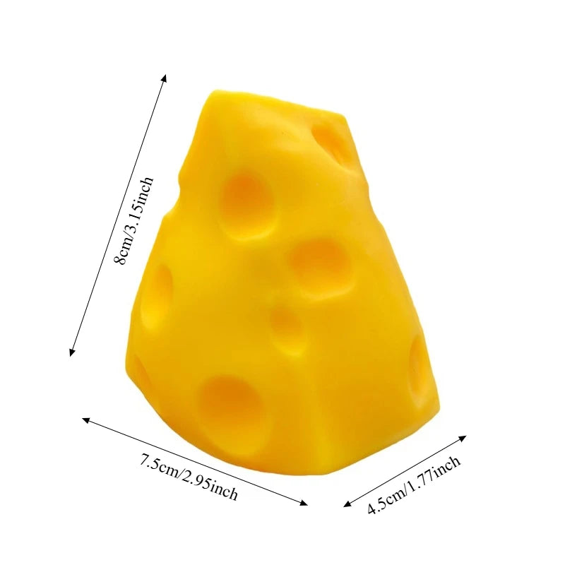 Squishy kaasblokje fidget toy