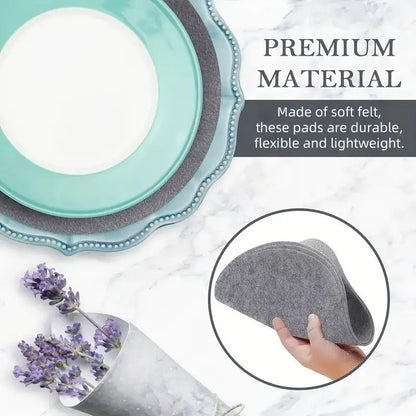 Ronde Vilt Potbeschermers Set - 15 Stuks