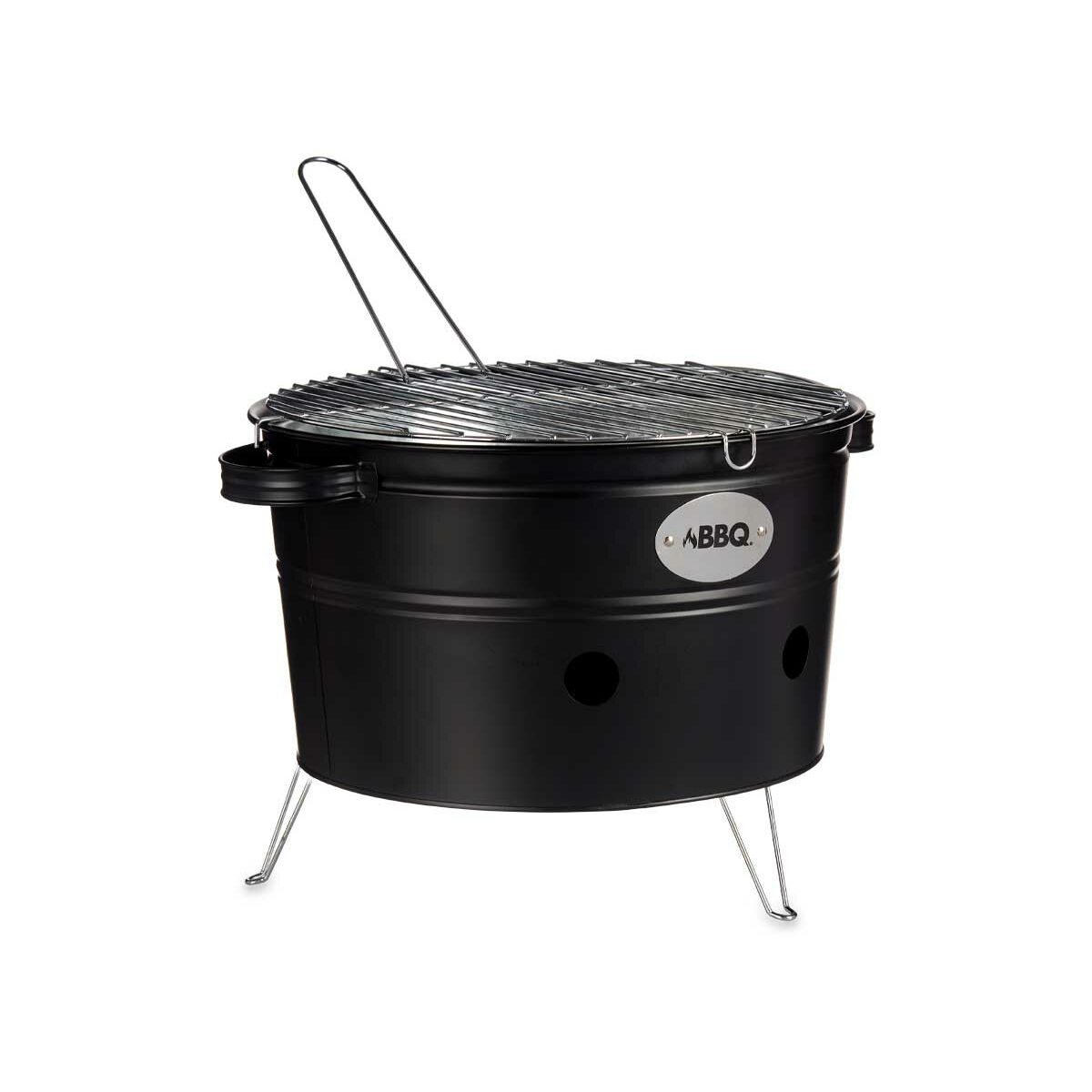La Dehesa Barbecue Draagbare Ijzer Zink 35 X 21 X 42 Cm (4 Stuks)
