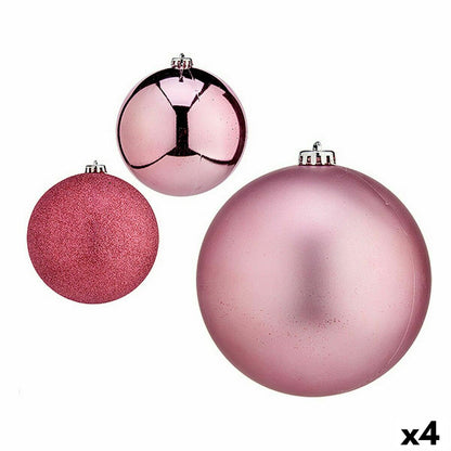 Krist+ Set Kerstballen Krist+ 00785 Roze (4 Stuks)